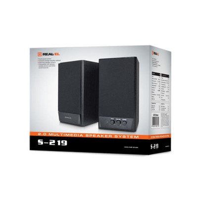 Акустична система REAL-EL S-219 Black