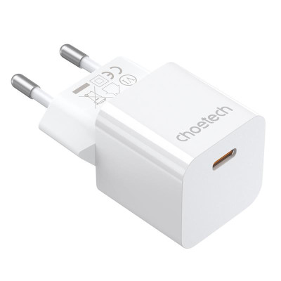 Мережевий зарядний пристрій Choetech (1USBх3A) White (PD5010)