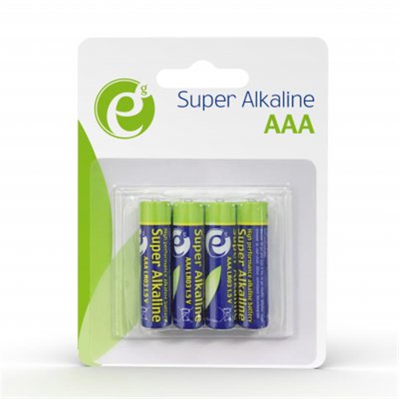 Батарейка EnerGenie Super Alkaline AAA/LR03 BL 4 шт