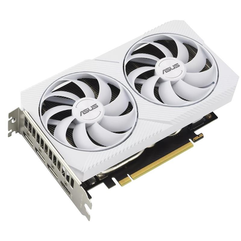 Відеокарта GF RTX 3060 8GB GDDR6 Dual OC White Asus (DUAL-RTX3060-O8G-WHITE)