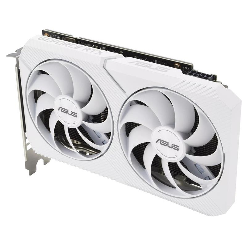 Відеокарта GF RTX 3060 8GB GDDR6 Dual OC White Asus (DUAL-RTX3060-O8G-WHITE)