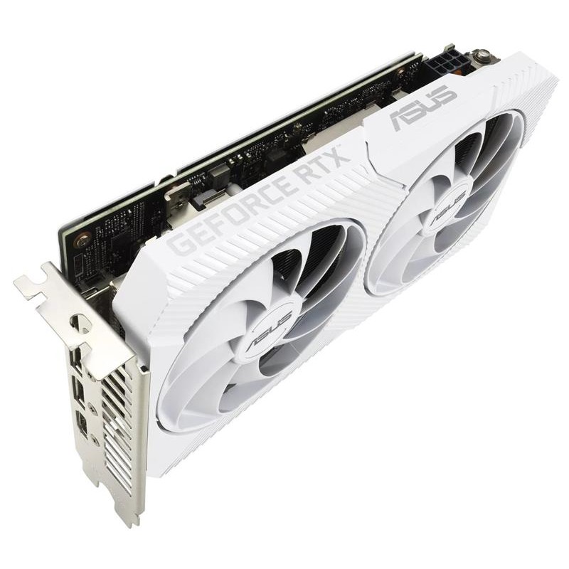 Відеокарта GF RTX 3060 8GB GDDR6 Dual OC White Asus (DUAL-RTX3060-O8G-WHITE)