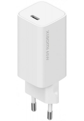 Мережевий зарядний пристрій Xiaomi USB-C 65W Fast Charger with GaN Tech (1USBх5A) EU Global_