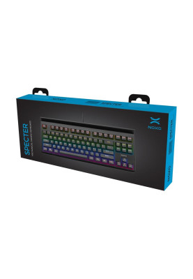 Клавіатура Noxo Specter Mechanical gaming keyboard, Blue Switches, Black (4770070882108)