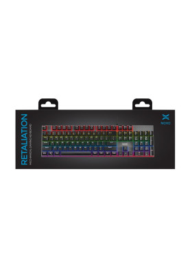 Клавіатура Noxo Retaliation Mechanical gaming keyboard, Blue switches, Black (4770070882085)