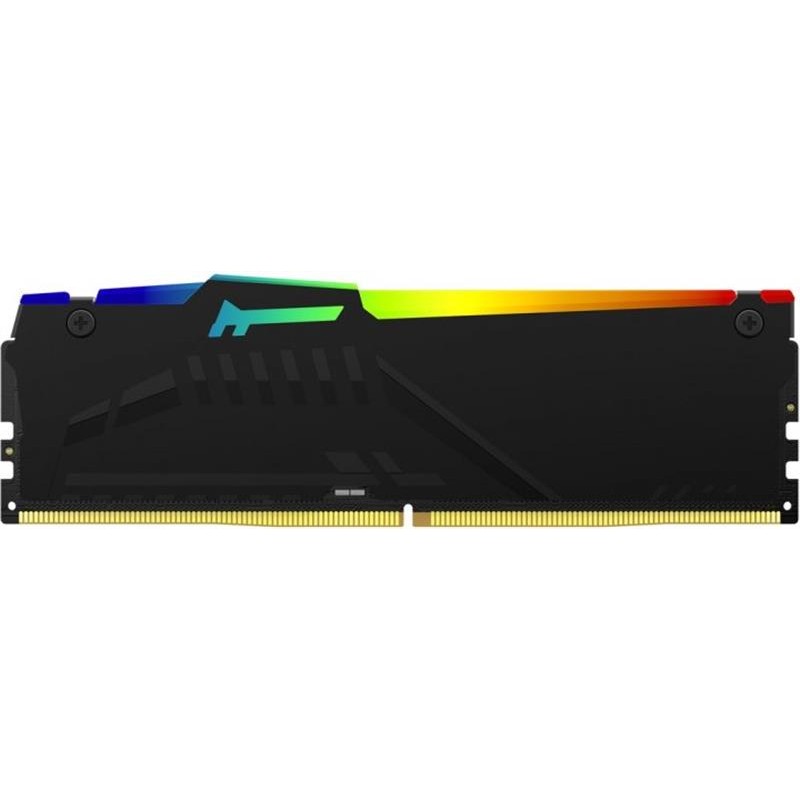 Модуль пам`яті DDR5 32GB/5200 Kingston Fury Beast RGB Black (KF552C40BBA-32)