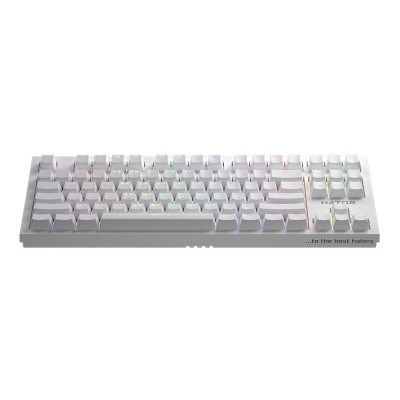 Клавіатура бездротова Hator Skyfall TKL Pro Wireless White (HTK-664)