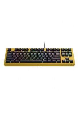 Клавіатура Hator Skyfall TKL Pro Yellow (HTK-657)