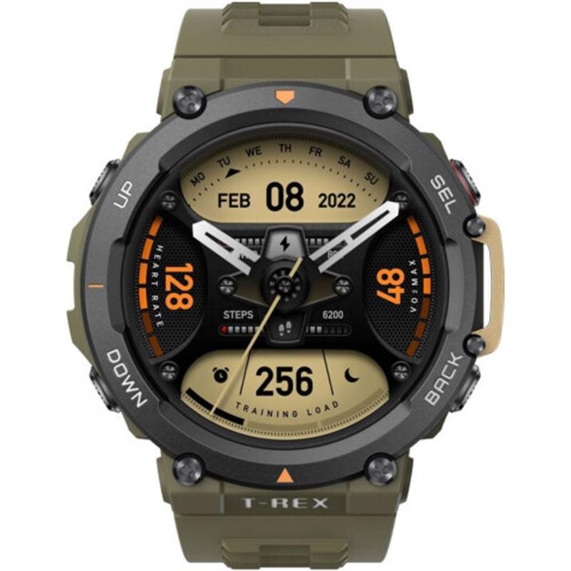 Смарт-годинник Xiaomi Amazfit T-Rex 2 Wild Green