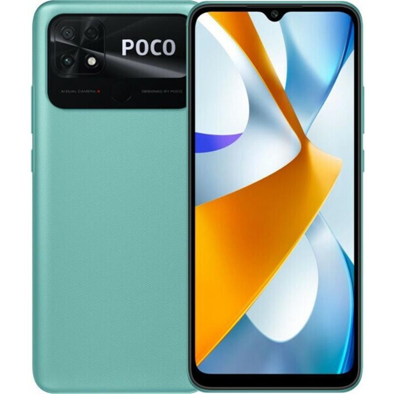 Смартфон Xiaomi Poco C40 3/32GB Dual Sim Coral Green EU_