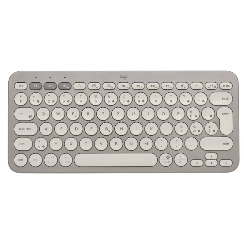 Клавіатура бездротова Logitech K380 Multi-Device Bluetooth Sand (920-011165)