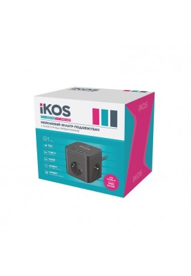 Фільтр-подовжувач IKOS C34S-CU Black (0007-CEF)