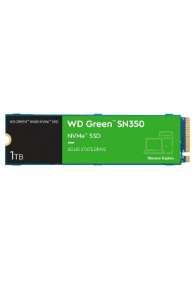 Накопичувач SSD 1TB WD Green SN350 M.2 2280 PCIe 3.0 x4 3D QLC (WDS100T3G0C)