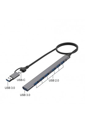 Концентратор  USB-C XoKo AC-700m