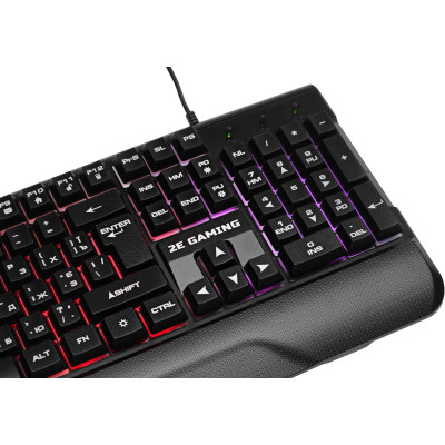 Клавіатура ігрова 2E Gaming KG310 LED Ukr Black (2E-KG310UB)