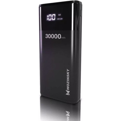 Універсальна мобільна батарея Wozinsky WPB-001BK Bipow 30000mAh Black (WPB-001BK/28829)