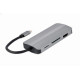 Док-станція Cablexpert USB-C 8-в-1 (A-CM-COMBO8-02) USB 3.0/HDMI//VGA/PD/картридер/стерео-аудіо