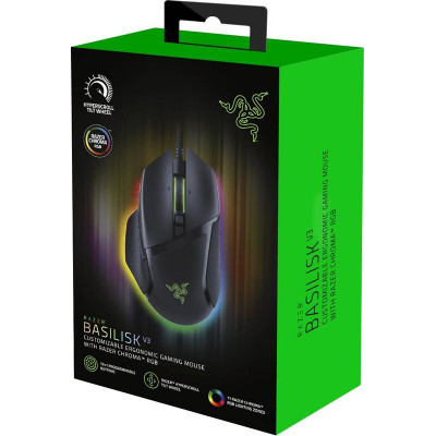 Мишка Razer Basilisk V3 (RZ01-04000100-R3M1) Black USB