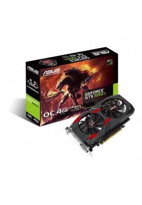 Відеокарта GF GTX 1050 Ti 4GB GDDR5 Cerberus OC Asus (CERBERUS-GTX1050TI-O4G)