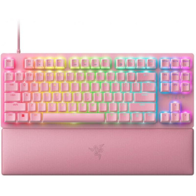 Клавіатура Razer Huntsman V2 Tenkeyless Red Switch Quartz (RZ03-03942000-R3M1)