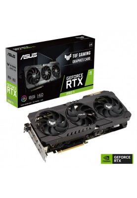 Видеокарта GF RTX 3060 Ti 8GB GDDR6X TUF Gaming Asus (TUF-RTX3060TI-8GD6X-GAMING)