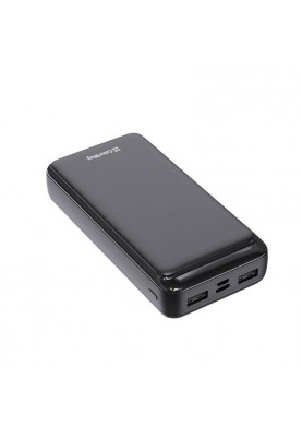 Універсальна мобільна батарея ColorWay Slim 20000mAh Black (CW-PB200LPD2BK)