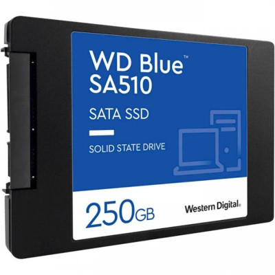 Накопичувач SSD  250GB WD Blue 2.5` SATAIII 3D TLC (WDS250G3B0A)