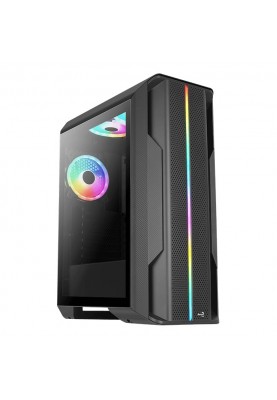 Корпус AeroCool Splinter Duo-G-BK-v1 (ACCM-PB26033.11) Black без БЖ