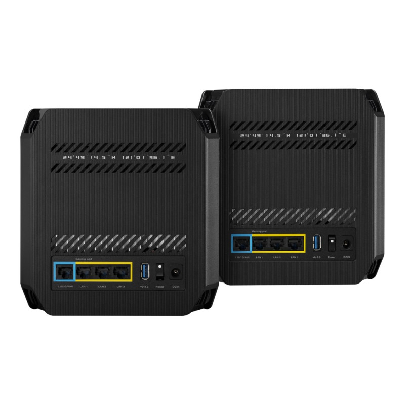 Wi-Fi Mesh система Asus ROG Rapture GT6 2pk Black (90IG07F0-MU9A20)
