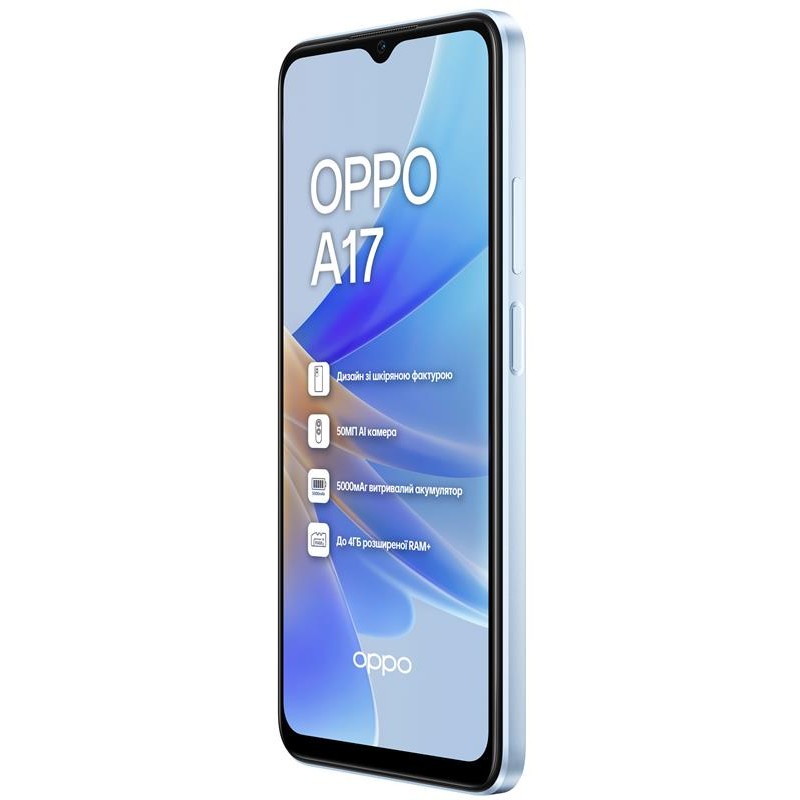 Смартфон Oppo A17 4/64GB Dual Sim Lake Blue