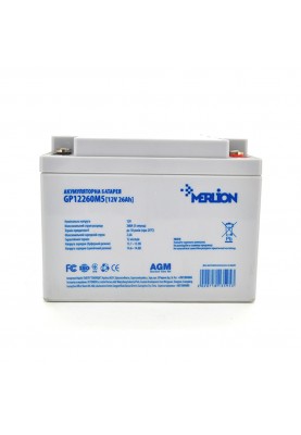 Акумуляторна батарея Merlion 12V 26AH (GP12260M5/13595) AGM