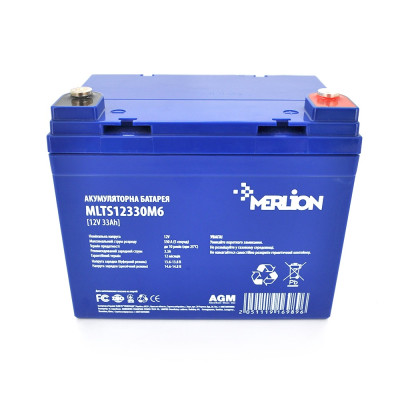 Акумуляторна батарея Merlion 12V 33AH (MLTS12330M6/16989) AGM