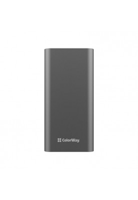 Універсальна мобільна батарея ColorWay 20000mAh Gray (CW-PB200LPH3GR-PDD)