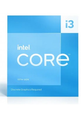 Процесор Intel Core i3 13100F 3.4GHz (12MB, Raptor Lake, 58W, S1700) Box (BX8071513100F)