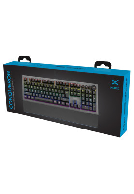 Клавіатура Noxo Conqueror Mechanical gaming keyboard, Blue Switches, Black (4770070882023)