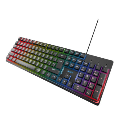 Клавіатура Noxo Fusionlight Gaming keyboard, Black (4770070882047)