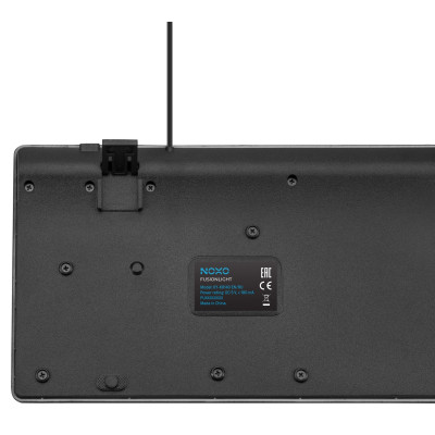 Клавіатура Noxo Fusionlight Gaming keyboard, Black (4770070882047)