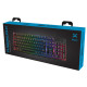 Клавіатура Noxo Fusionlight Gaming keyboard, Black (4770070882047)