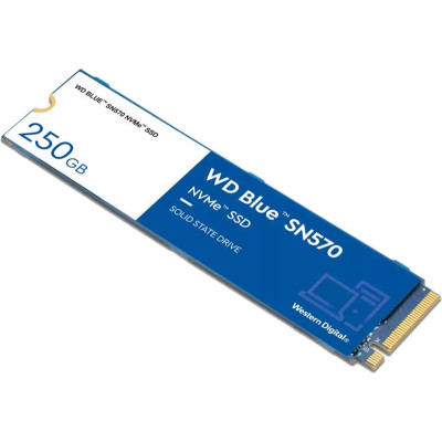 Накопичувач SSD  250GB WD Blue SN570 M.2 2280 PCIe 3.0 x4 3D TLC (WDS250G3B0C)