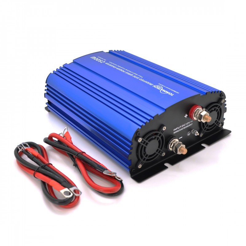 Інвертор напруги TommaTech MS-2500, 12V/220V, 2500W (MS-2500/29448)