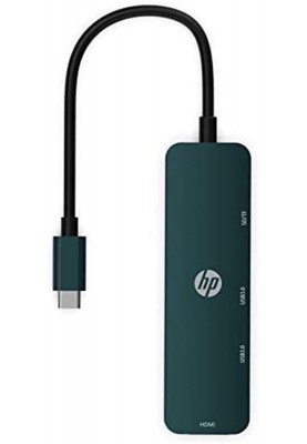 Концентратор HP USB3.0 Type-C-USB/HDMI/SD/TF (DHC-CT203) Black