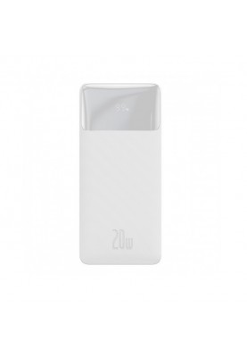 Універсальна мобільна батарея Baseus Bipow 20000mAh, 20W, White (PPBD20K/29492)