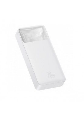 Універсальна мобільна батарея Baseus Bipow 20000mAh, 20W, White (PPBD20K/29492)