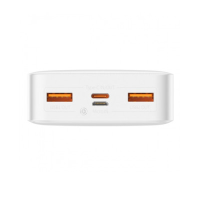 Універсальна мобільна батарея Baseus Bipow 20000mAh, 20W, White (PPBD20K/29492)