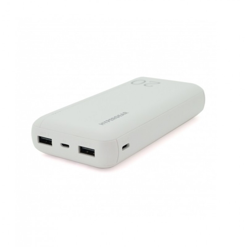 Універсальна мобільна батарея Hypergear 20000mAh Fast Charge White (Hypergear-15460/29509)