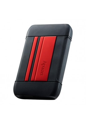 Зовнішній жорсткий диск 2.5" USB 2.0TB Apacer AC633 Black/Red (AP2TBAC633R-1)