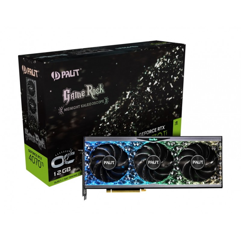 Відеокарта GF RTX 4070 Ti 12GB GDDR6X GameRock OC Palit (NED407TU19K9-1045G)