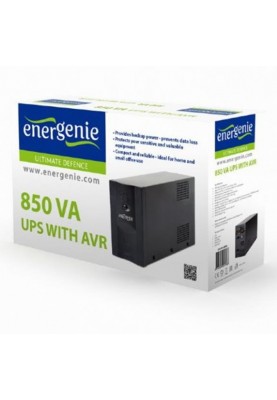 Джерело безперебійного живлення EnerGenie UPS-PC-850AP 850VA, Line Int., AVR, 2xIEC