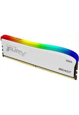 Модуль пам`ятi DDR4 16GB/3600 Kingston Fury Beast White RGB SE (KF436C18BWA/16)