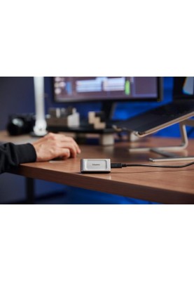 Накопичувач зовнішній SSD Portable USB 4.0ТB Kingston XS2000 Silver (SXS2000/4000G)